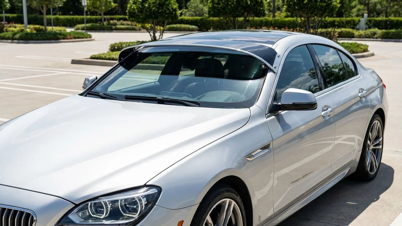 BMW 428 Windscreen Sunvisor - 1