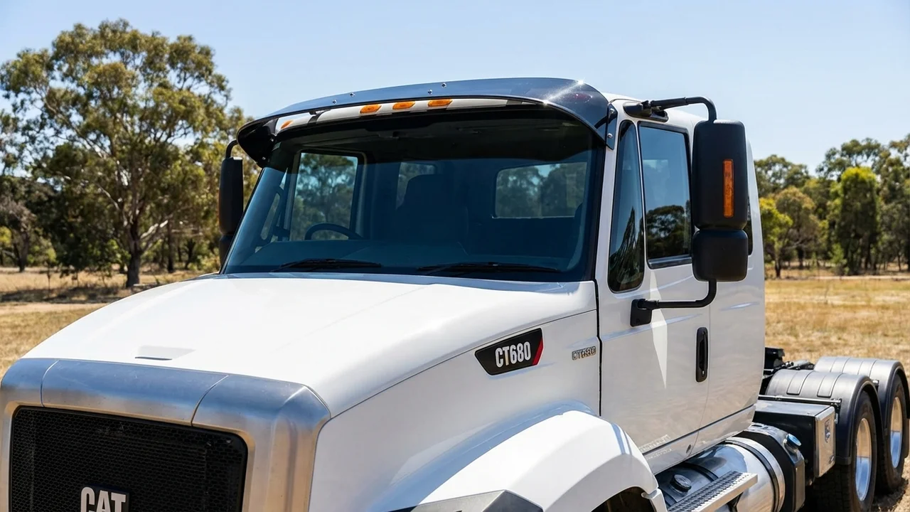 Caterpillar 428 Windscreen Sunvisor - 1