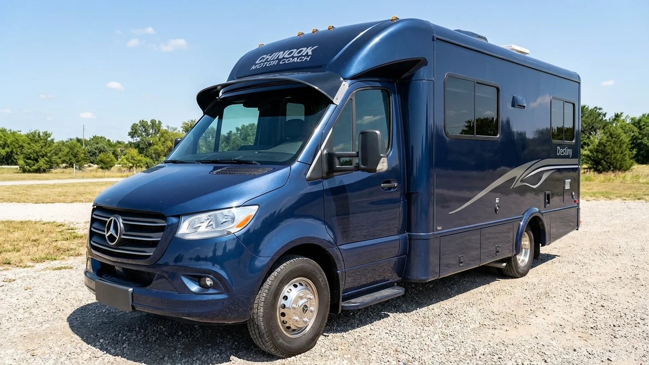 Chinook Motor Coach 428 Windscreen Sunvisor - 1