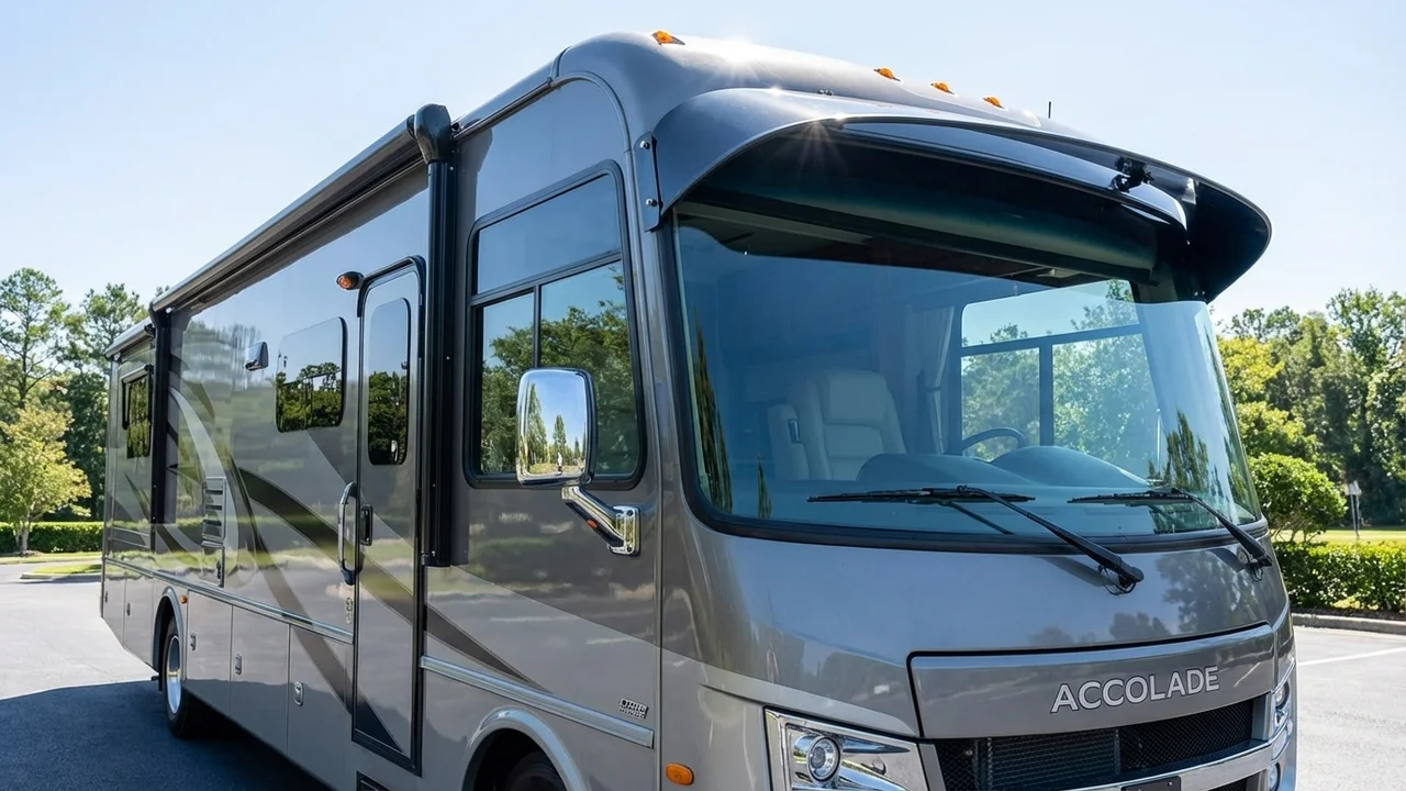 Entegra Coach 428 Windscreen Sunvisor - 1