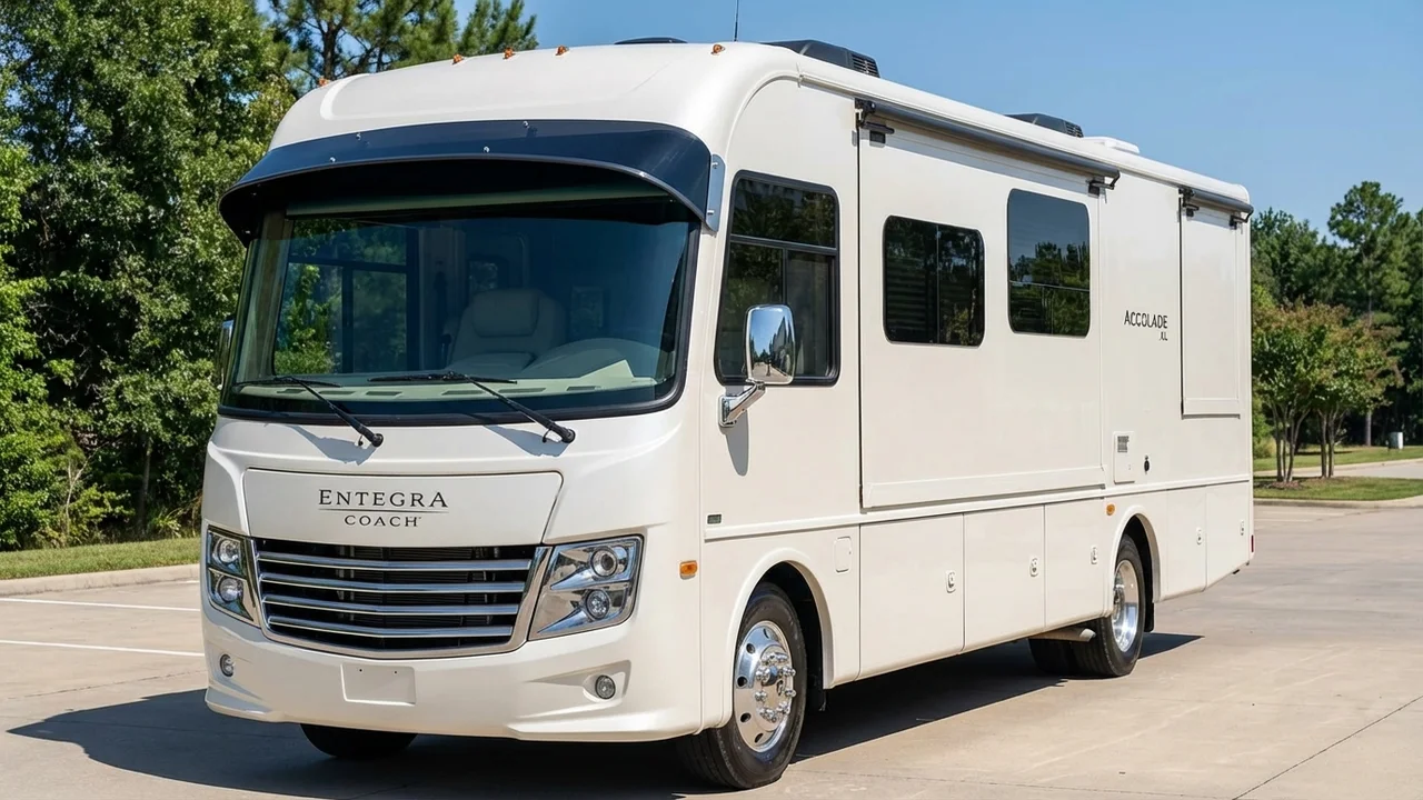 Entegra Coach 428 Windscreen Sunvisor - 1