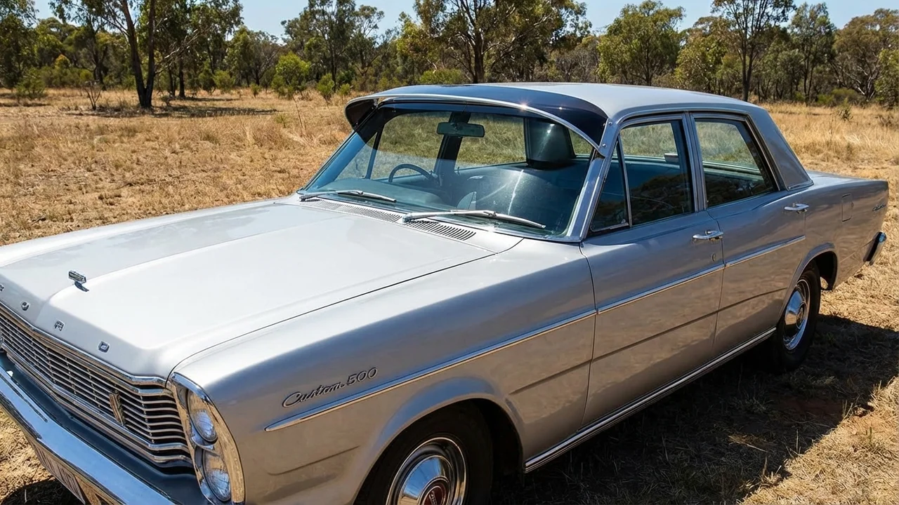 Ford 428 Windscreen Sunvisor - 1