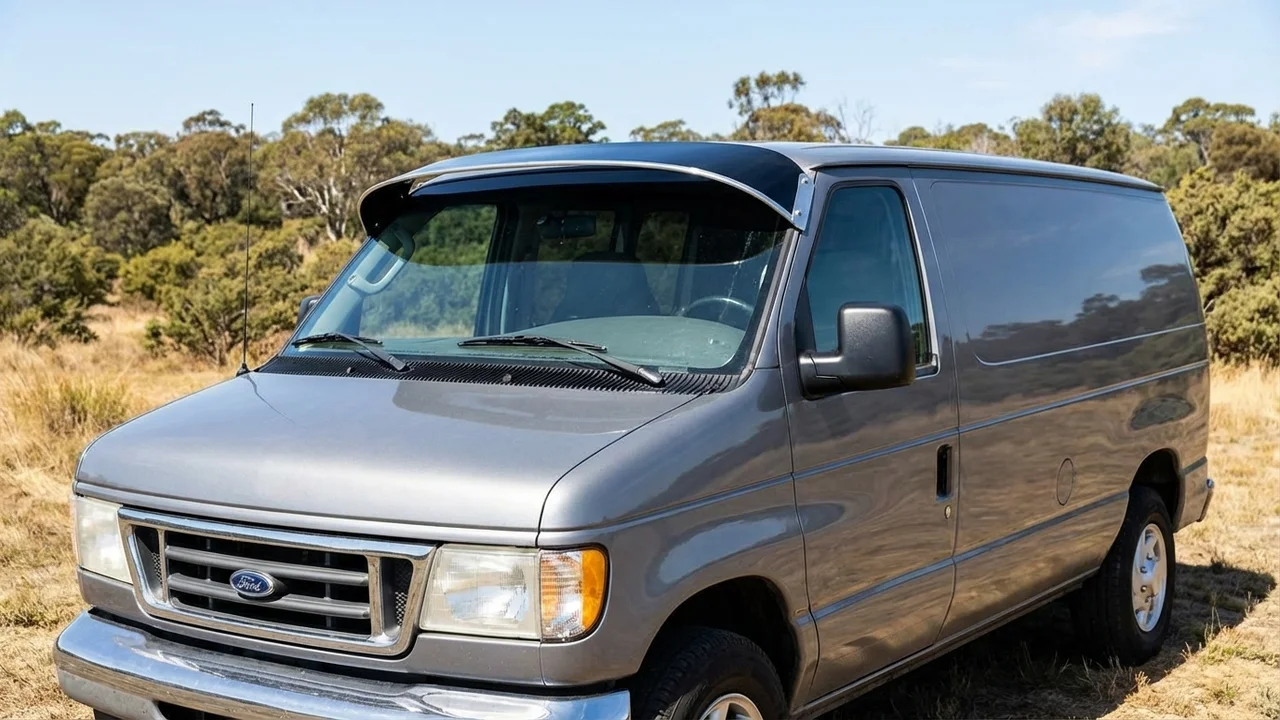 Ford 428 Windscreen Sunvisor - 1