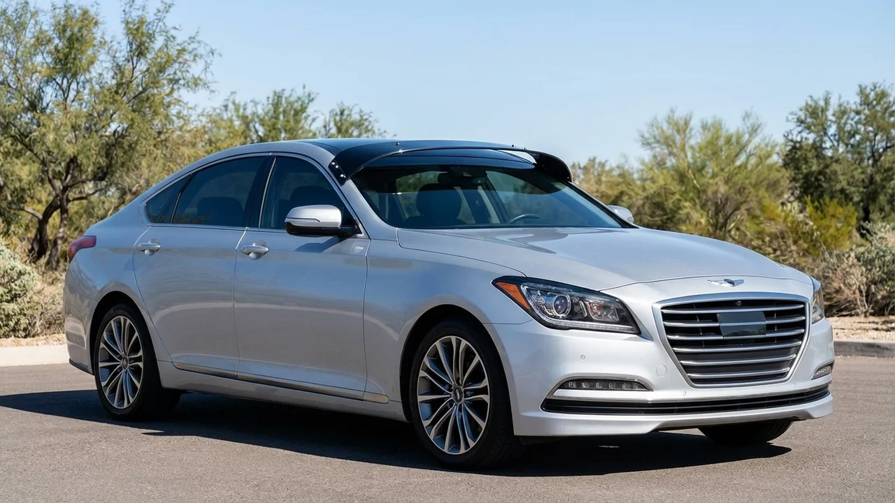 Hyundai-Genesis 428 Windscreen Sunvisor - 1