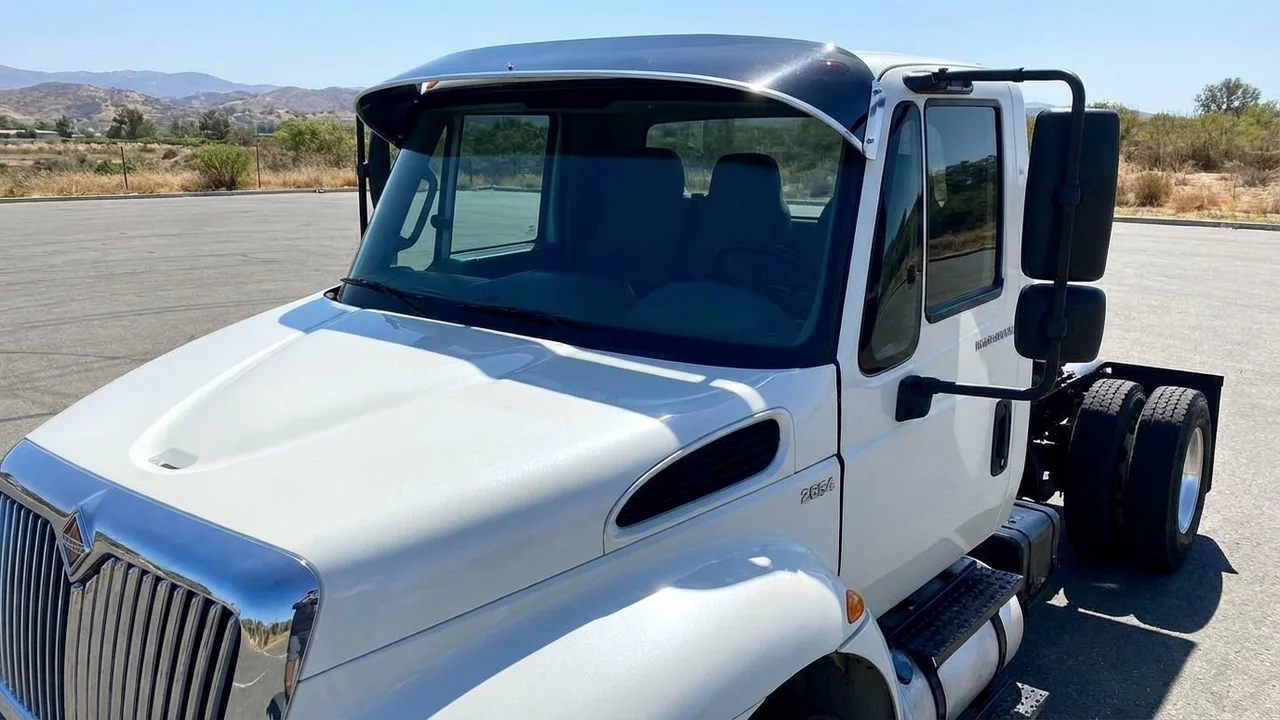 International 428 Windscreen Sunvisor - 1