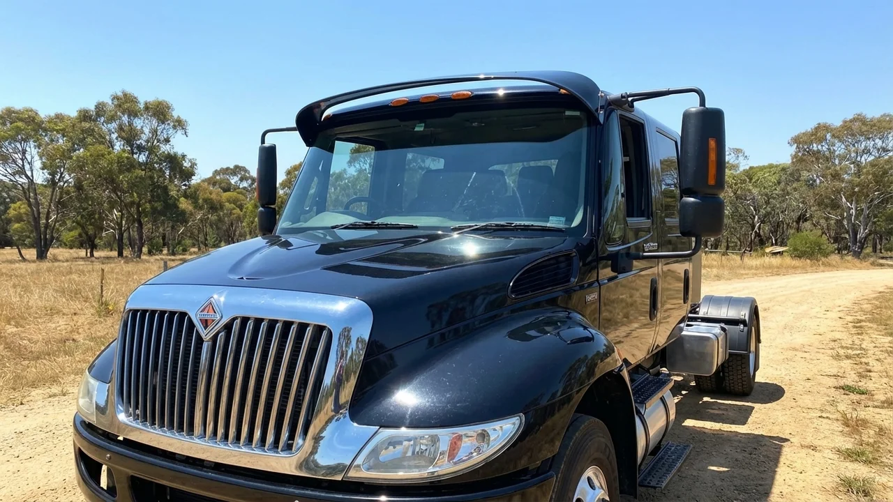 International 428 Windscreen Sunvisor - 1