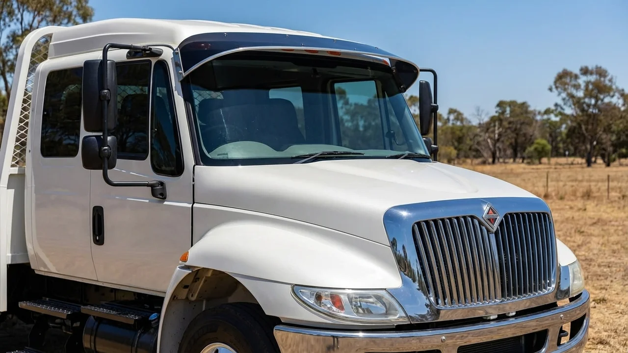 International 428 Windscreen Sunvisor - 1