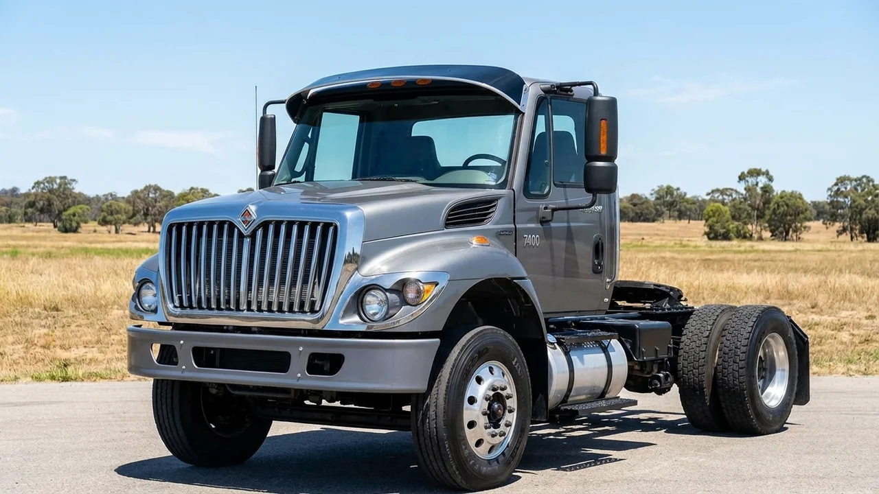 International 428 Windscreen Sunvisor - 1