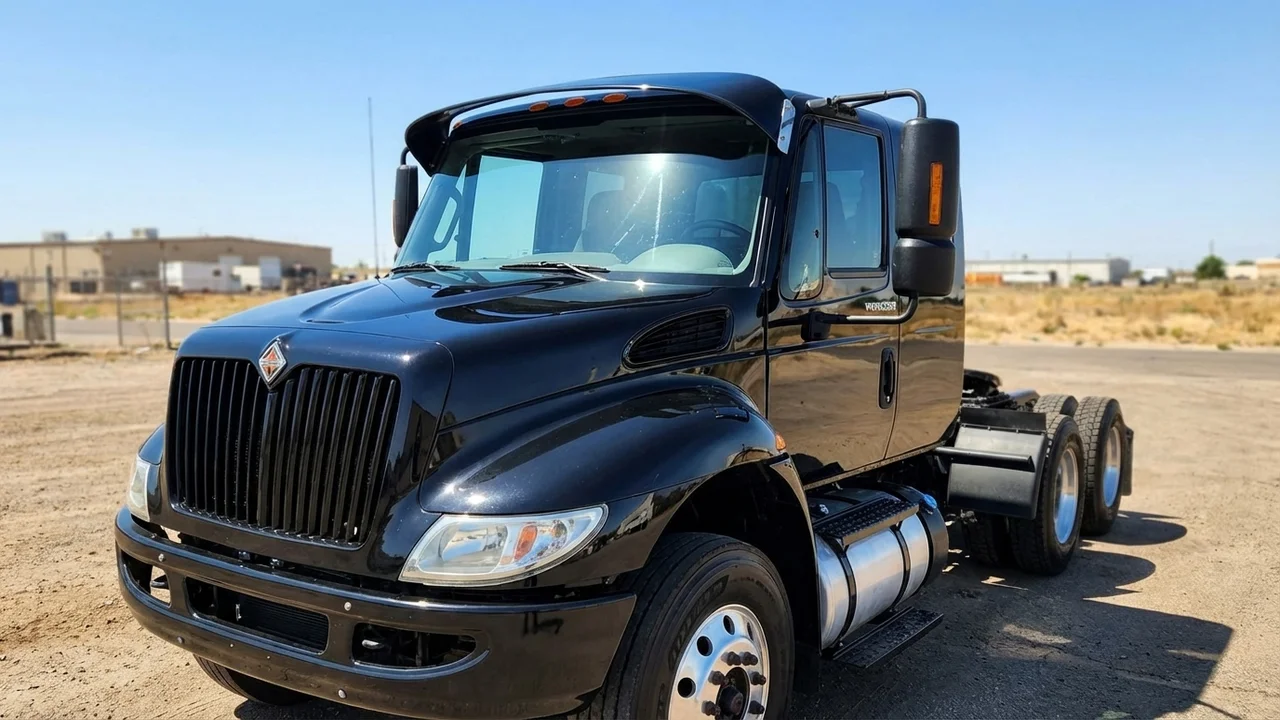 International 428 Windscreen Sunvisor - 1