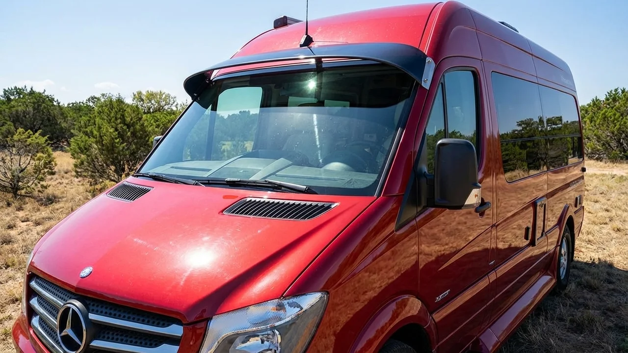 Pleasure-Way 428 Windscreen Sunvisor - 1