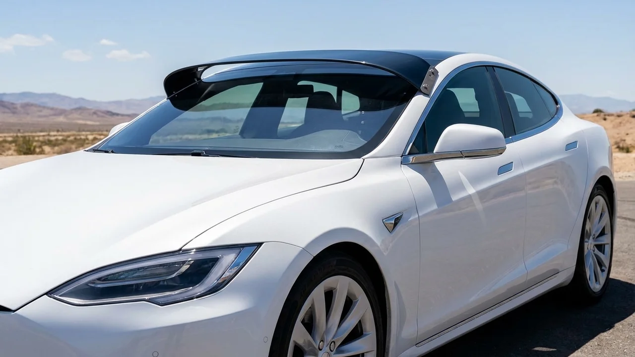 Tesla 428 Windscreen Sunvisor - 1