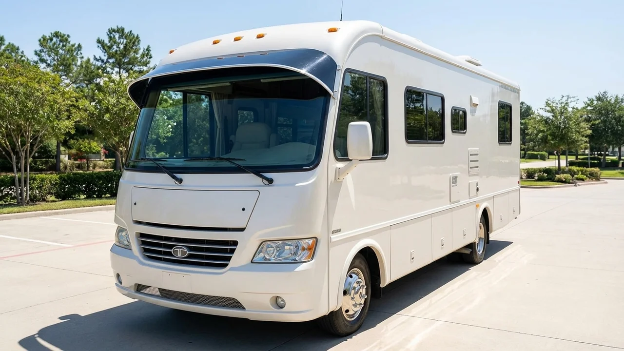 Tiffin 428 Windscreen Sunvisor - 1