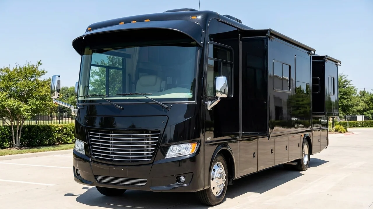 Tiffin 428 Windscreen Sunvisor - 1