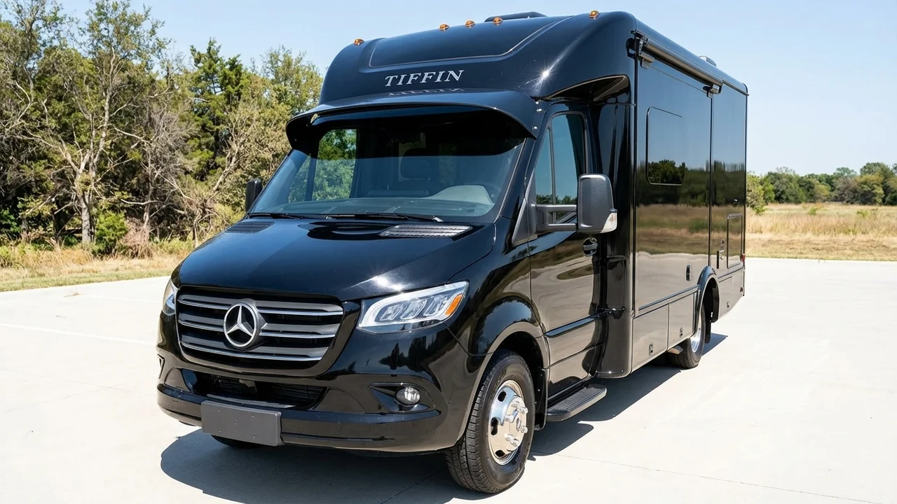 Tiffin 428 Windscreen Sunvisor - 1