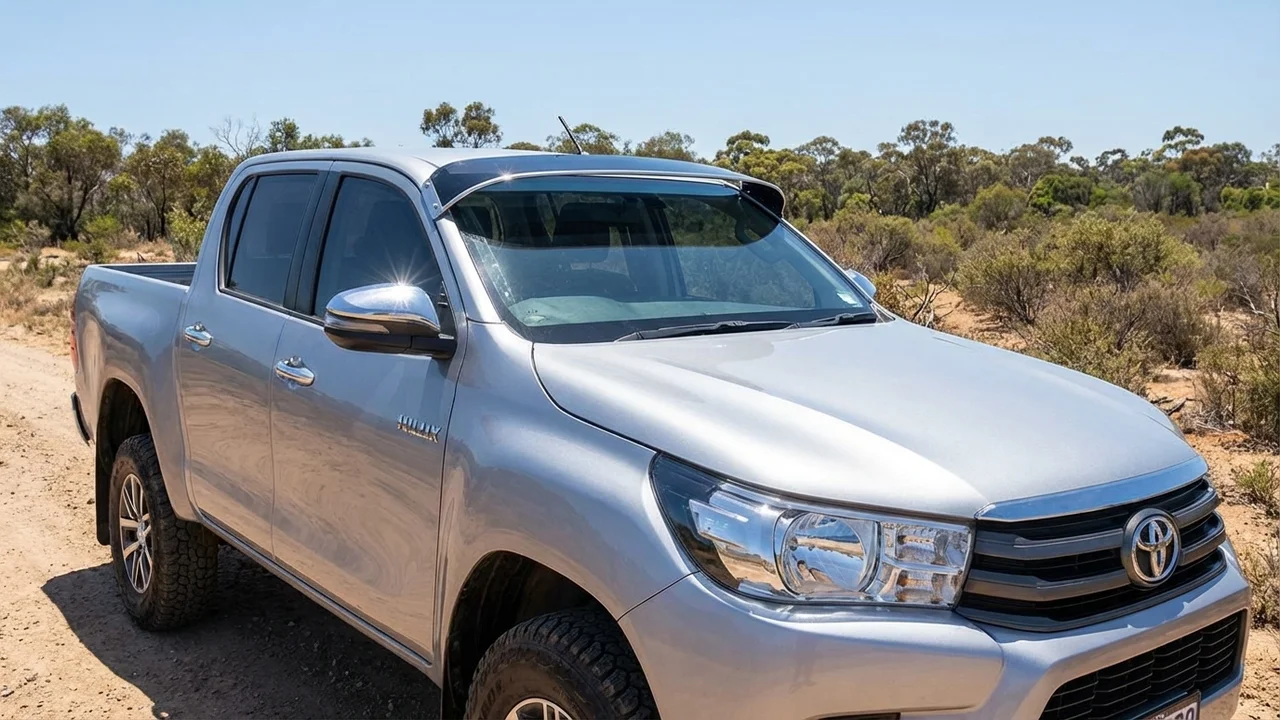 Toyota 428 Windscreen Sunvisor - 1