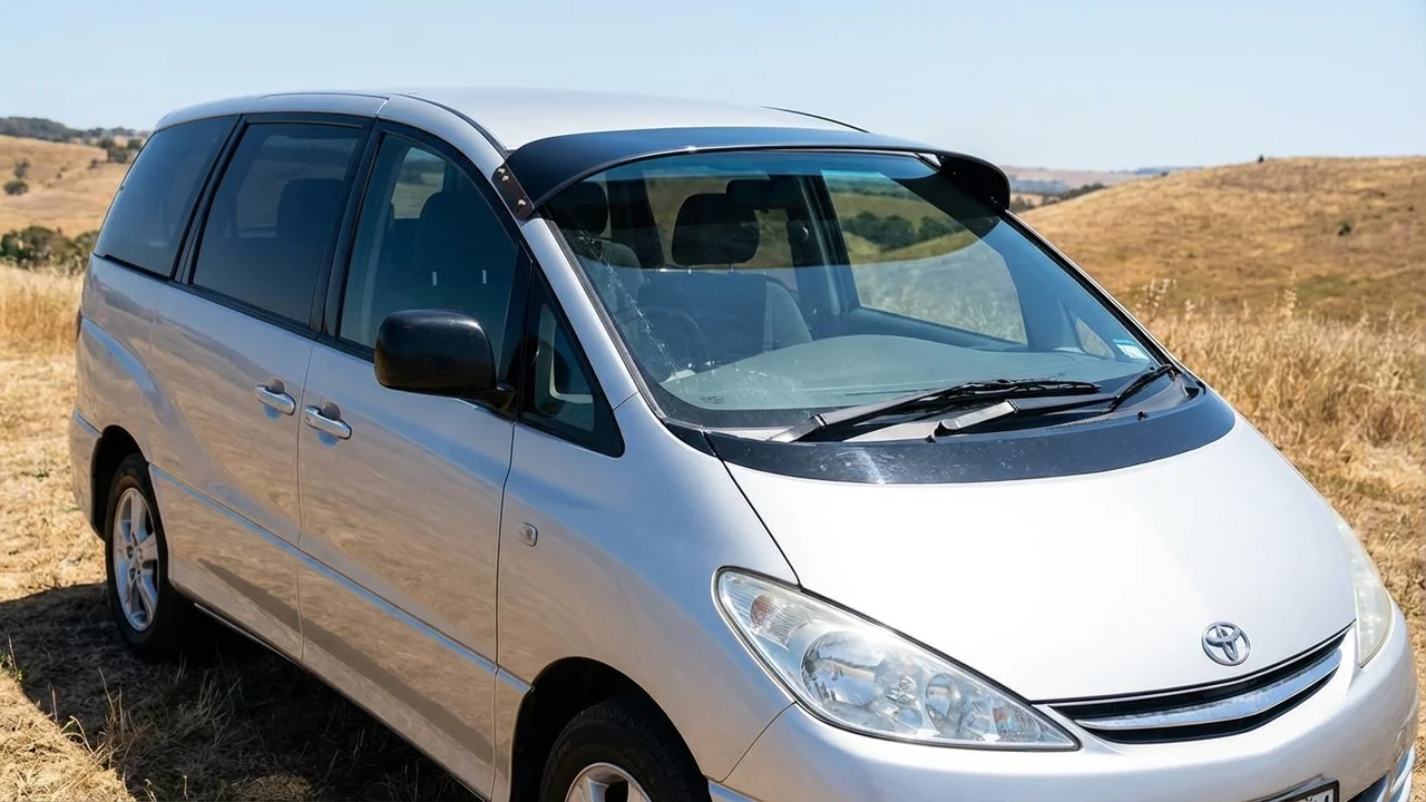 Toyota 428 Windscreen Sunvisor - 1