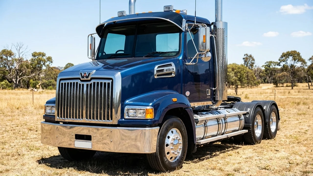 Western Star 428 Windscreen Sunvisor - 1