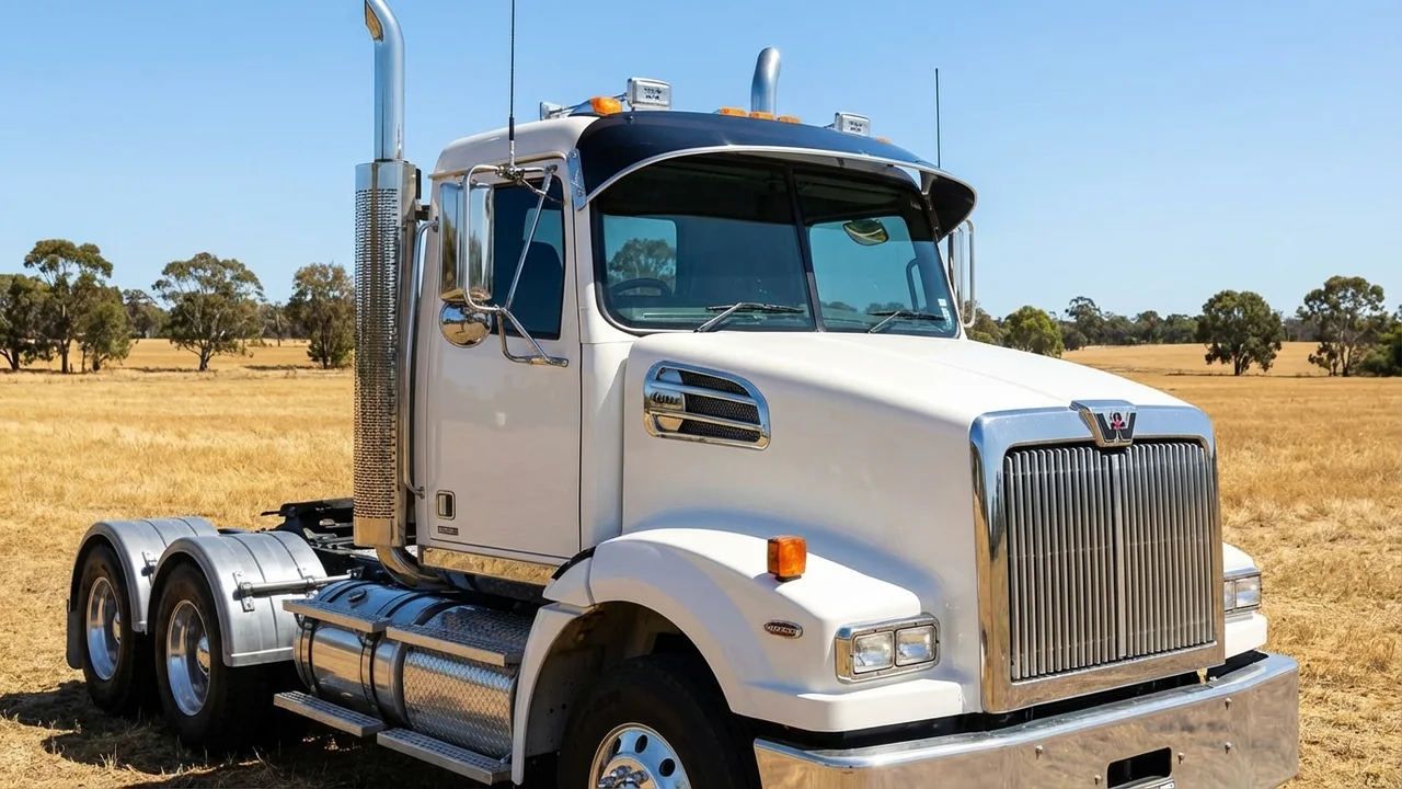 Western Star 428 Windscreen Sunvisor - 1