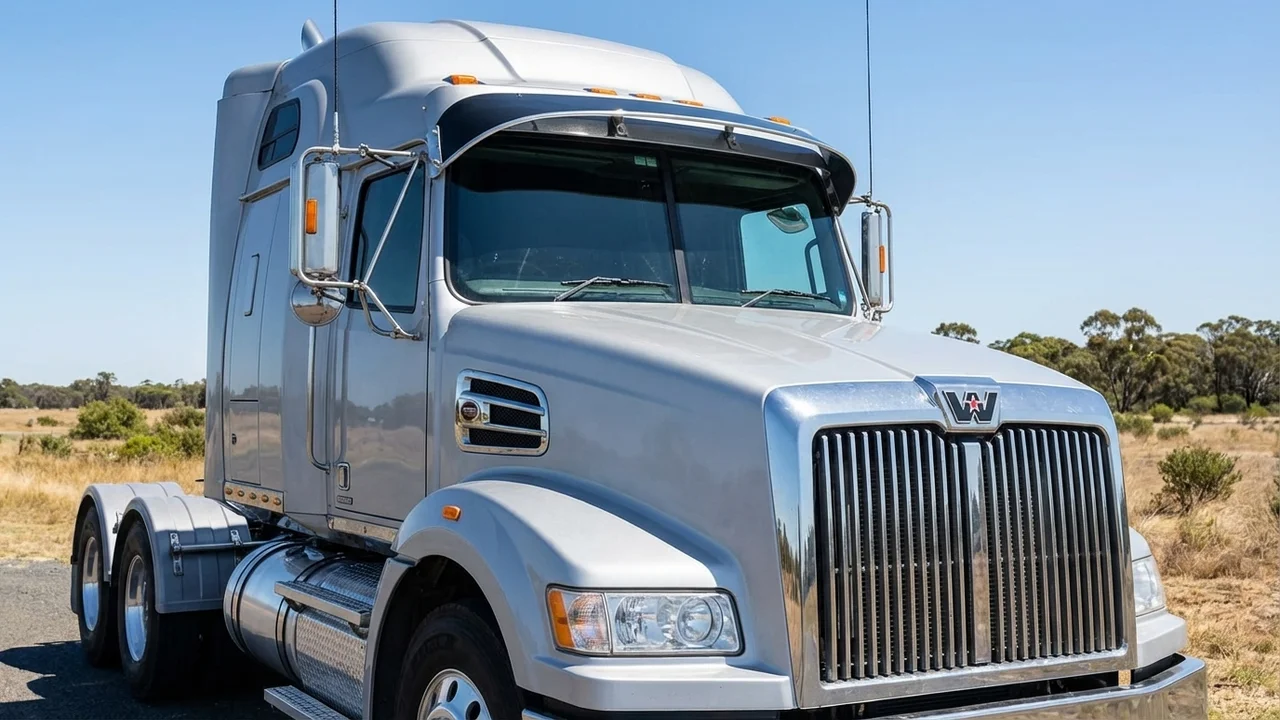 Western Star 428 Windscreen Sunvisor - 1