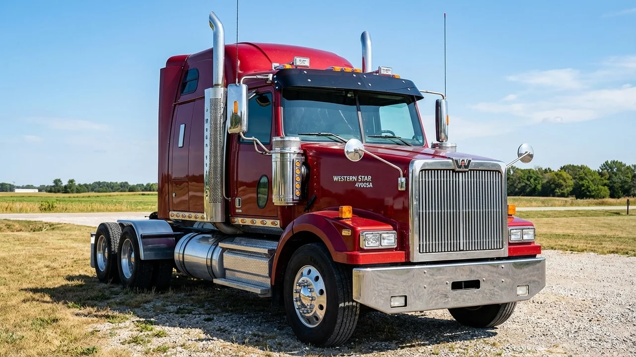 Western Star 428 Windscreen Sunvisor - 1