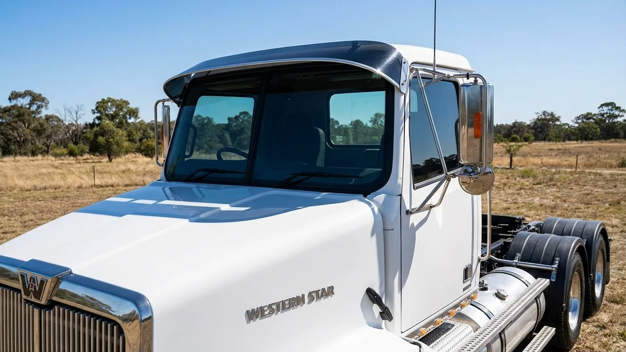 Western Star 428 Windscreen Sunvisor - 1