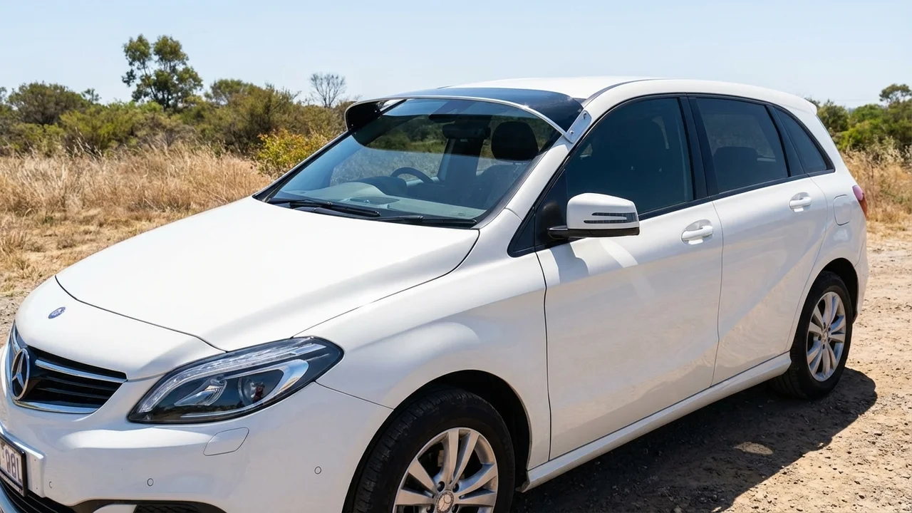 White 428 Windscreen Sunvisor - 1