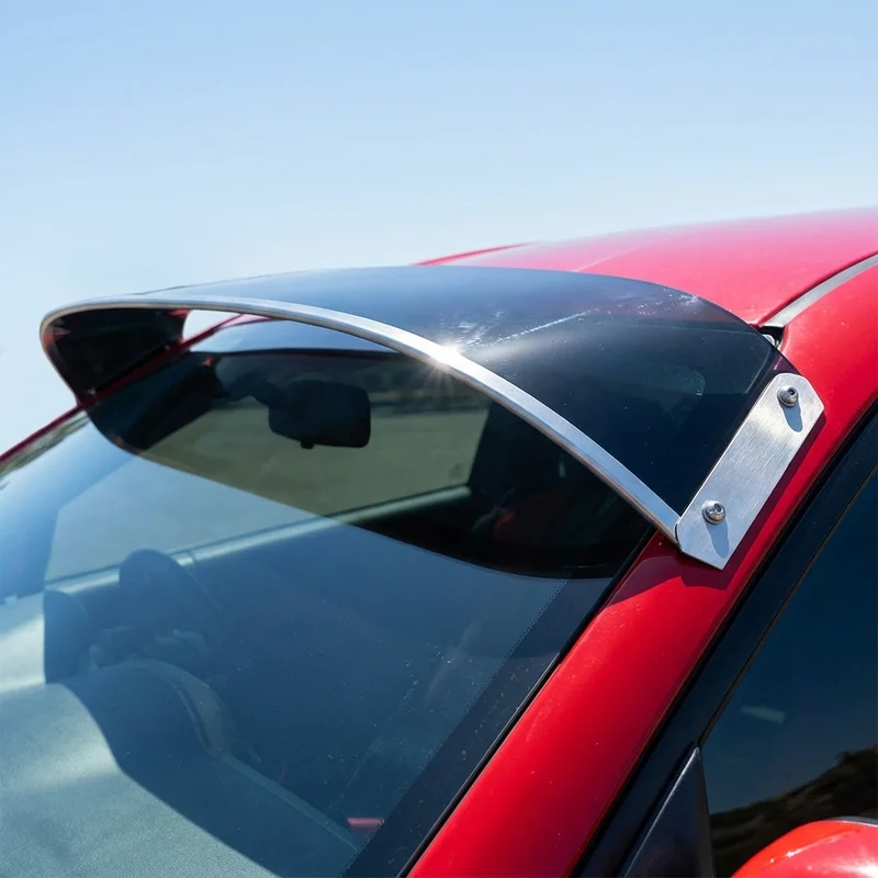 Abarth 850 pevná akrylátová sluneční clona na čelní sklo (1960 - 1966) - 1