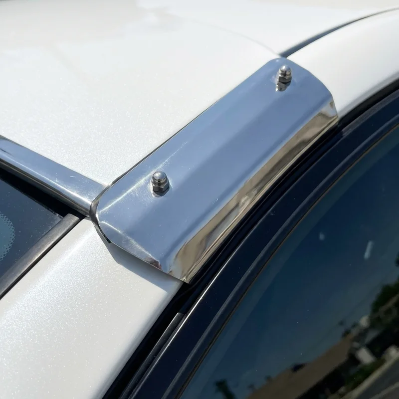 Abarth Simca 1204 Sunvisor Mounting Bracket Kit (1969 - 1971) - 1