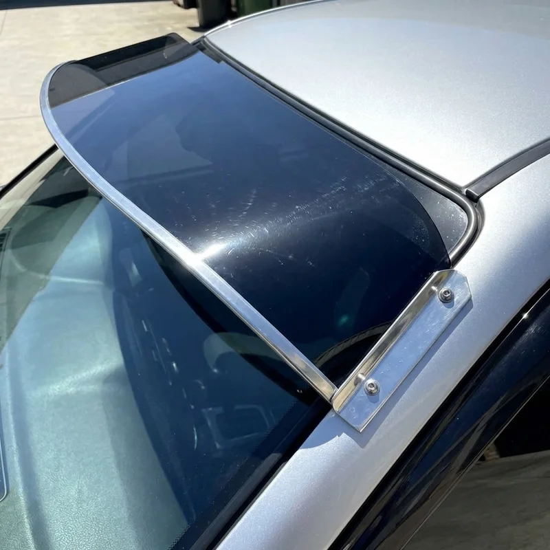 Alfa Romeo Duetto 1600 Solid Acrylic Windscreen Sunvisor (1966 - 1968) - 1