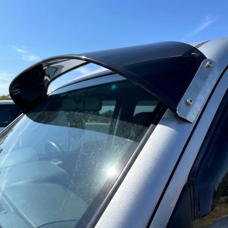 AM General Hummer H3T Solid Acrylic Windscreen Sunvisor (2009 - 2010) - 1