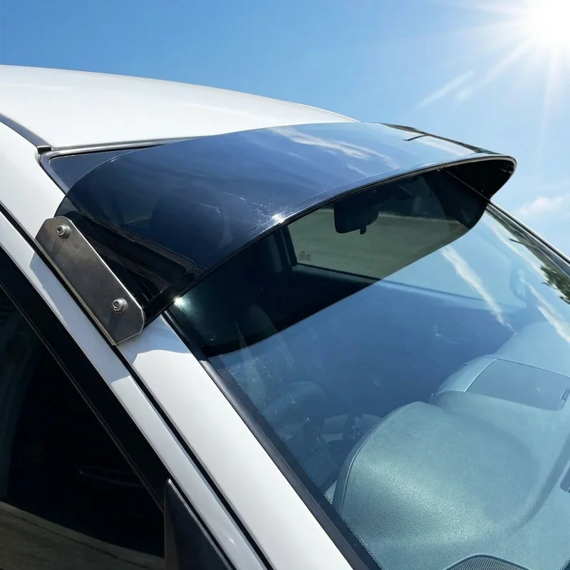 Audi 80 Solid Acrylic Windscreen Sunvisor (1988 - 1992) - 1