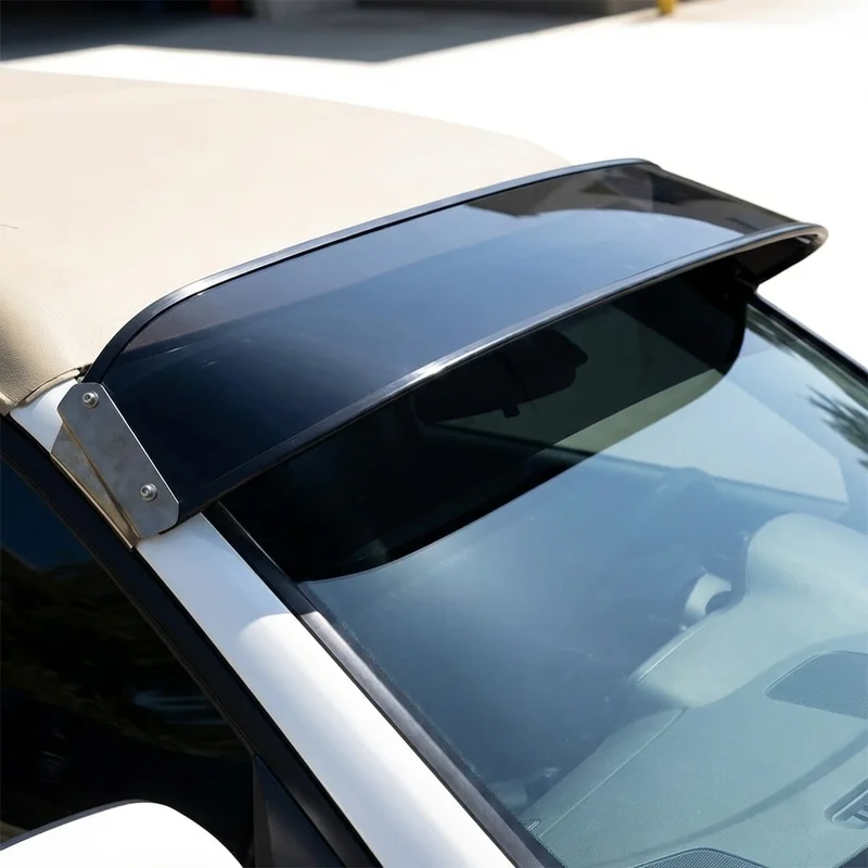 Audi Quattro Solid Acrylic Windscreen Sunvisor (1983 - 1986) - 1