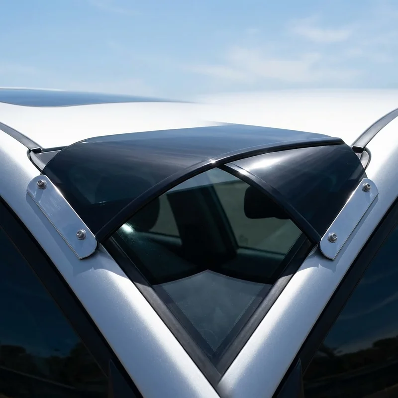 Pala de Sol Acrílica Sólida para Para-brisas Austin America (1969 - 1969) - 1