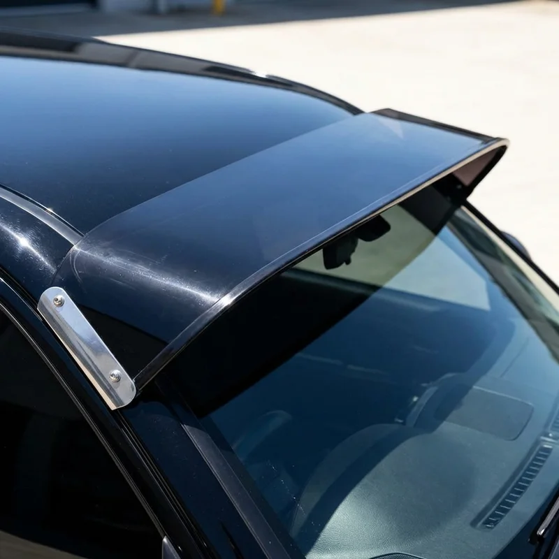 BMW 1602 Solid Acrylic Windscreen Sunvisor (1967 - 1971) - 1