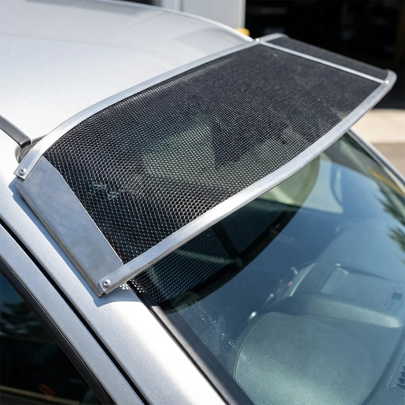 บังแดดกระจกหน้ารถแบบตาข่าย BMW 335i GT xDrive (2014 - 2016) - 1