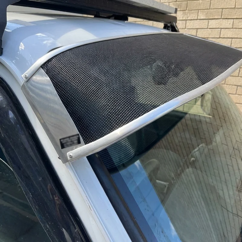 บังแดดกระจกหน้ารถแบบตาข่าย BMW 535is (1988 - 1988) - 1