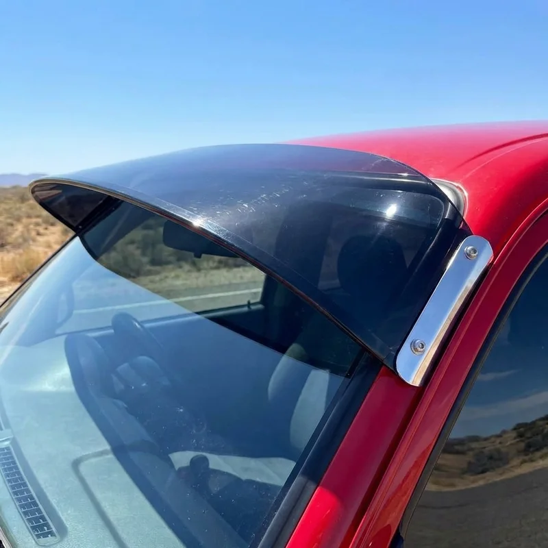 Cadillac Commercial Chassis Solid Acrylic Windscreen Sunvisor (1974 - 1996) - 1