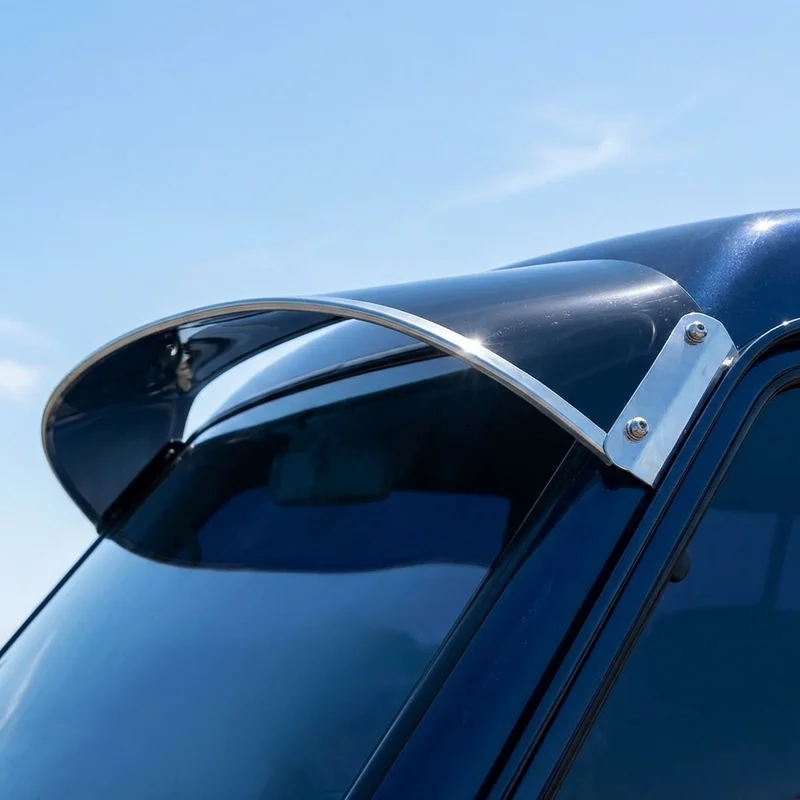 Caterpillar CT660 Solid Acrylic Windscreen Sunvisor (2012 - 2017) - 1