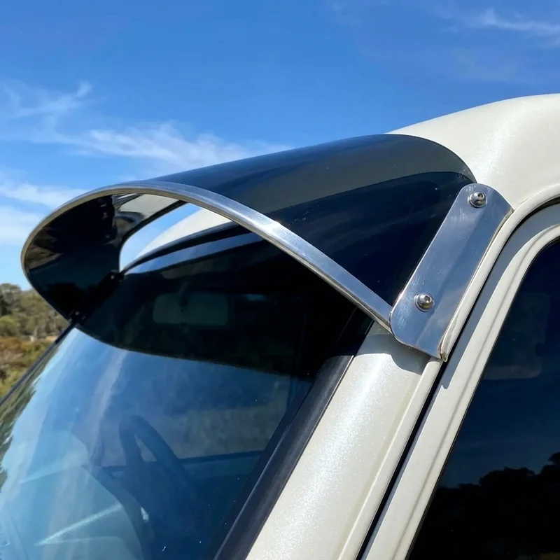 Chevrolet C5500 Kodiak Solid Acrylic Windscreen Sunvisor (1990 - 2009) - 1