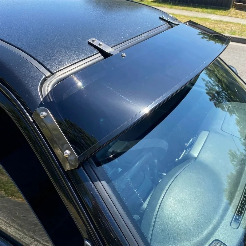 Chevrolet Del Ray Solid Acrylic Windscreen Sunvisor (1958 - 1958) - 1