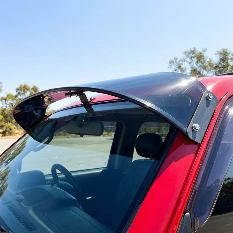 Chevrolet Express 4500 Solid Acrylic Windscreen Sunvisor (2009 - 2025) - 1