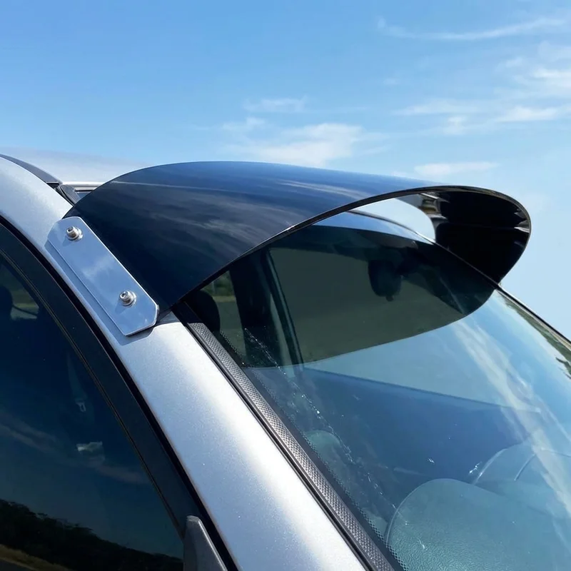 Chevrolet LCF 4500HD Solid Acrylic Windscreen Sunvisor (2017 - 2022) - 1