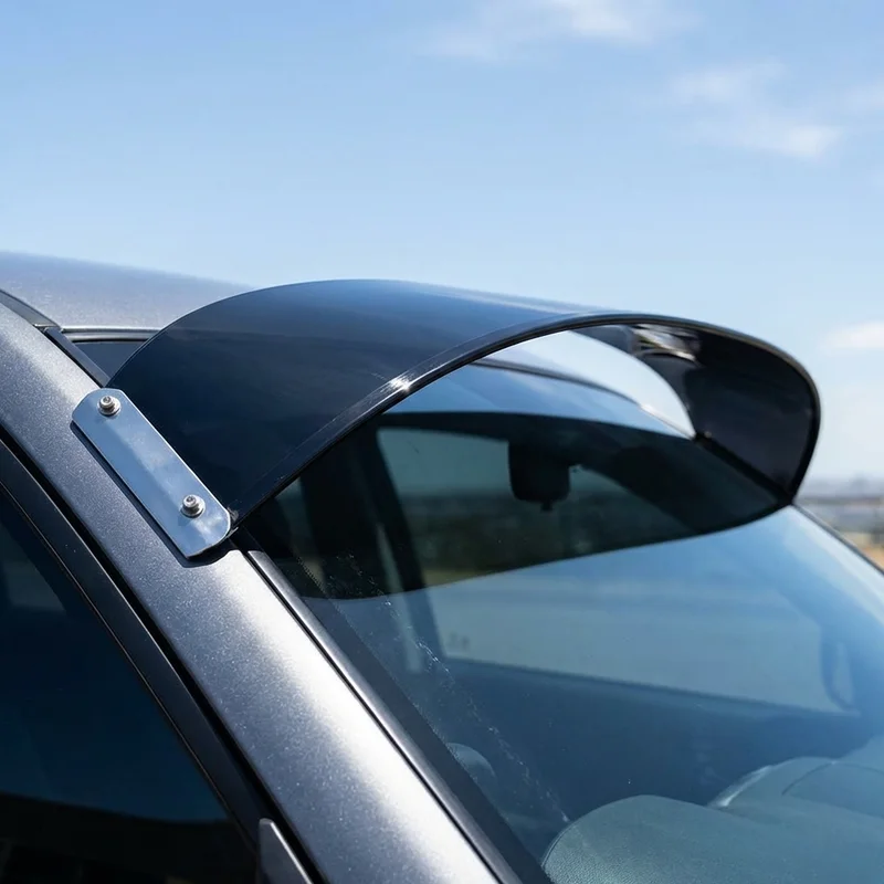 Chevrolet LCF 4500XD Solid Acrylic Windscreen Sunvisor (2017 - 2022) - 1