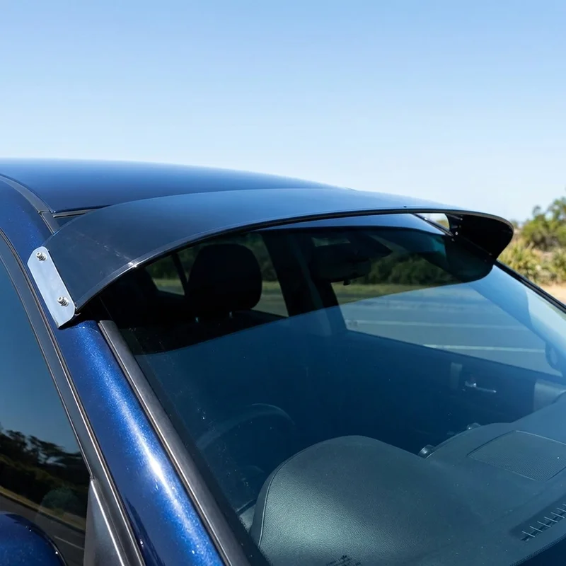 Chevrolet LCF 5500XD Solid Acrylic Windscreen Sunvisor (2017 - 2022) - 1