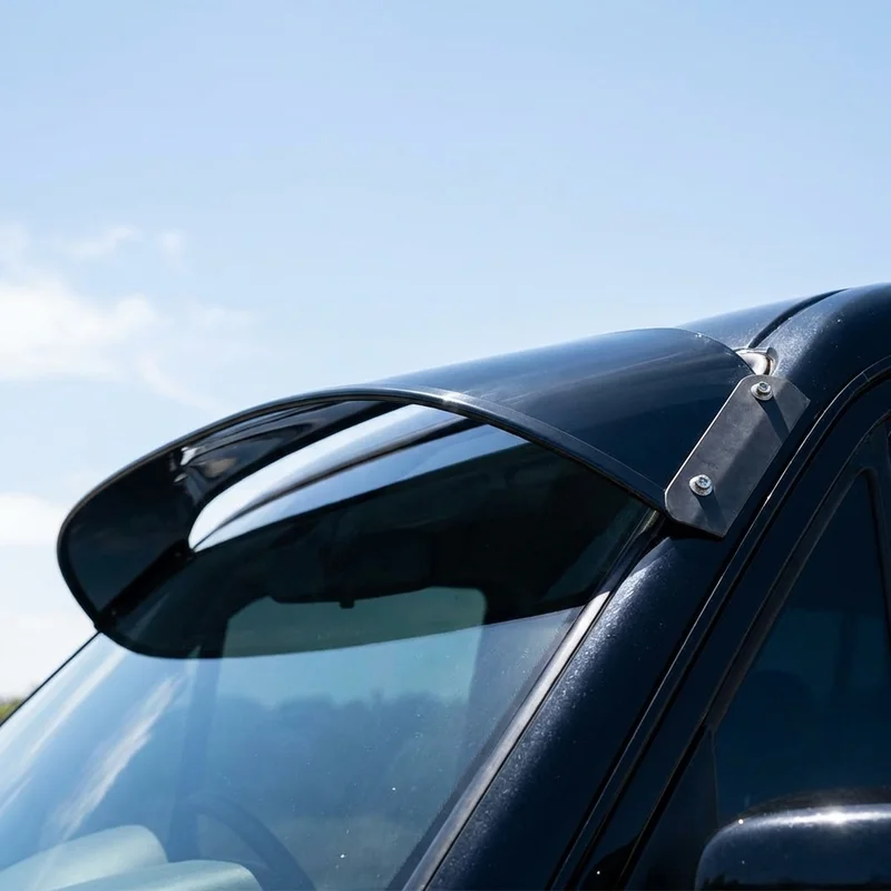 Chevrolet Silverado 1500 LTD Solid Acrylic Windscreen Sunvisor (2022 - 2022) - 1