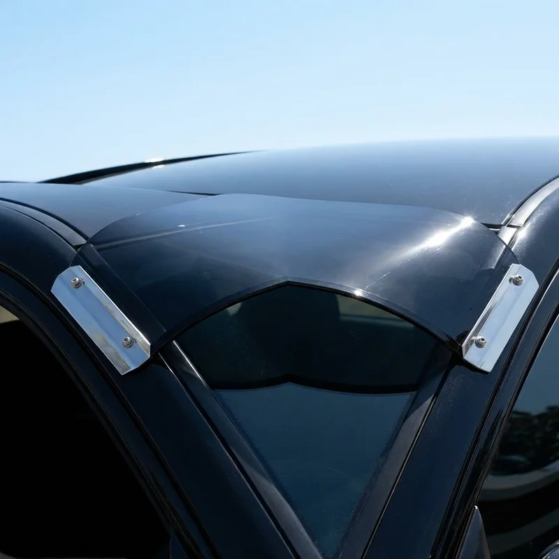 Visera Acrílica Sólida para Parabrisas Chevrolet Trailblazer EXT (2002 - 2006) - 1