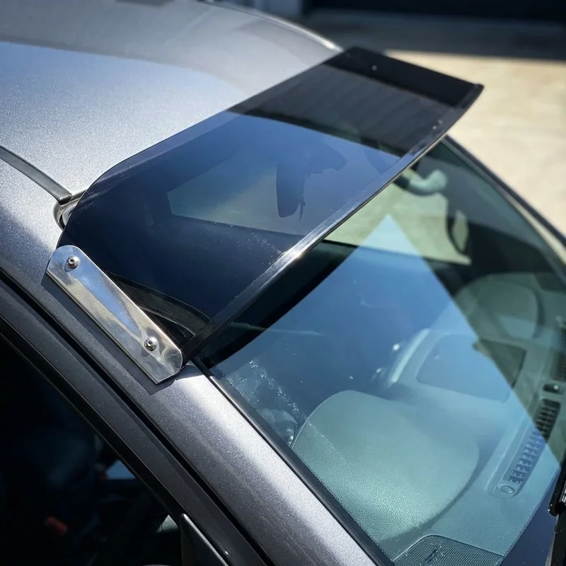 Dodge A100 Truck Solid Acrylic Windscreen Sunvisor (1965 - 1970) - 1