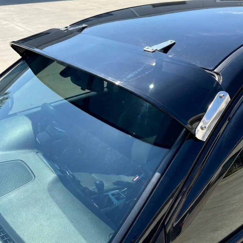 Dodge Caliber Solid Acrylic Windscreen Sunvisor (2007 - 2012) - 1