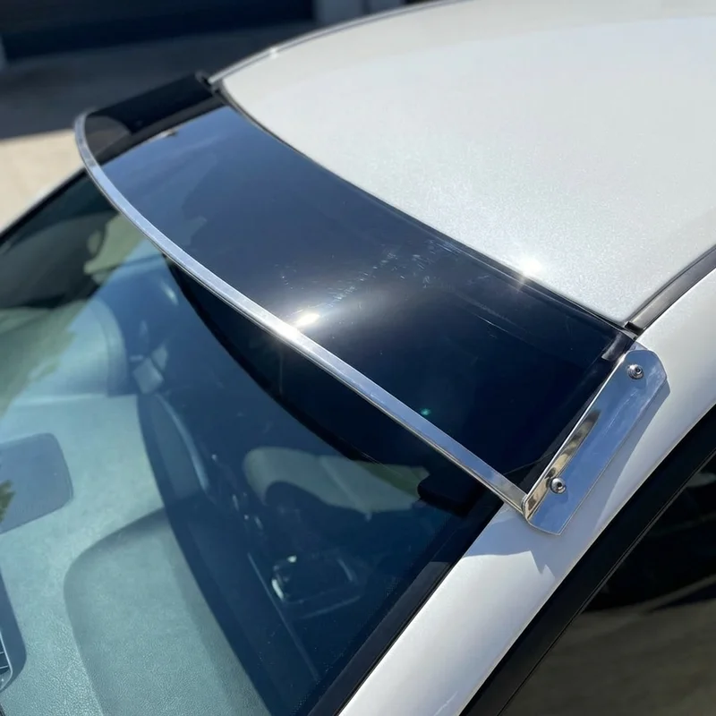 Dodge CB300 Solid Acrylic Windscreen Sunvisor (1974 - 1980) - 1