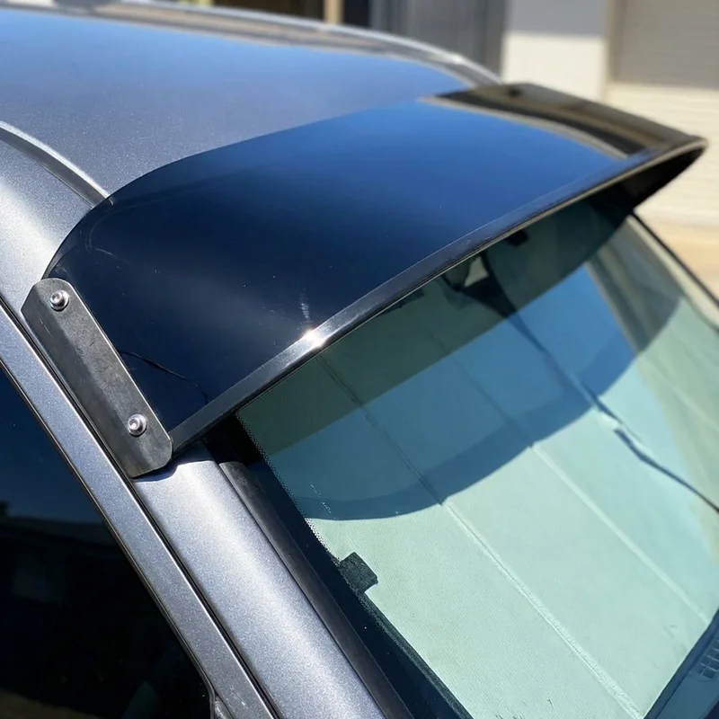 Dodge D200 Solid Acrylic Windscreen Sunvisor (1975 - 1980) - 1